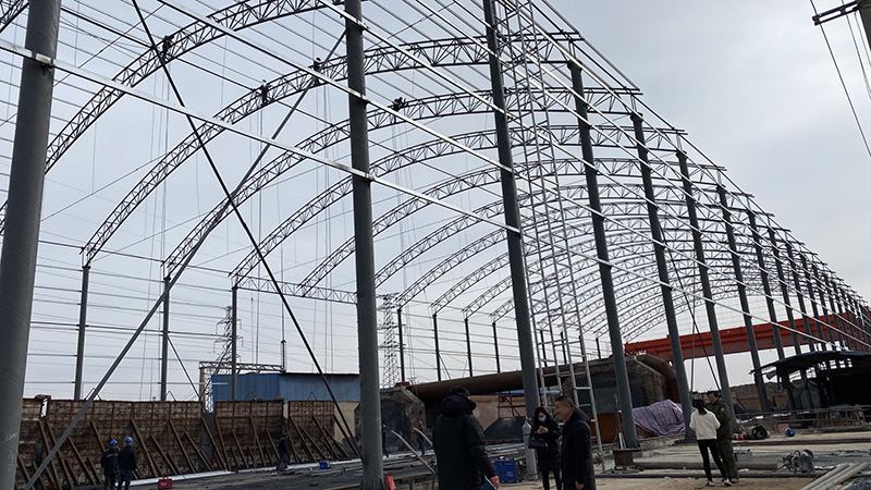 皋蘭碳化硅廠管桁架廠房建設(shè)項目